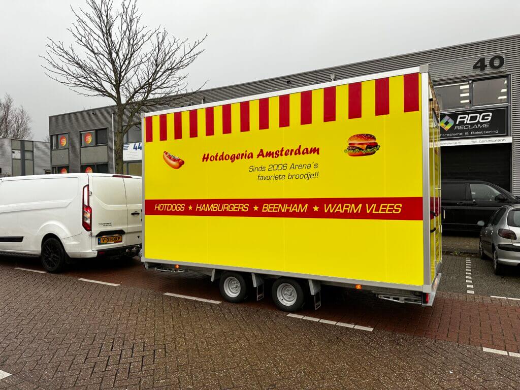 Vinyl stickers, montage RDG reclame