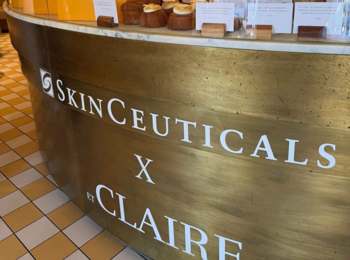 Event branding Skin Ceuticals x Et Claire Amsterdam door RDG reclame & beletteren