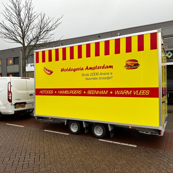 Vinyl stickers, montage RDG reclame